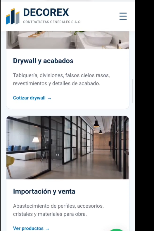 Sistemas Drywall y acabados de interiores