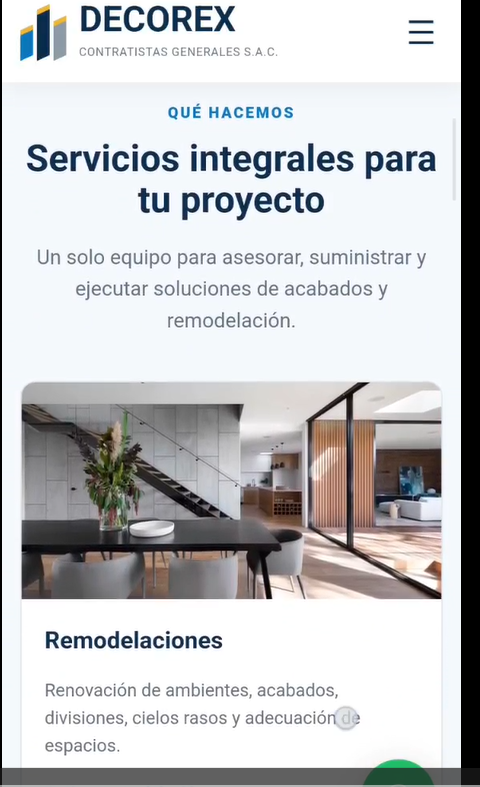 Compromiso y calidad en obras DECOREX